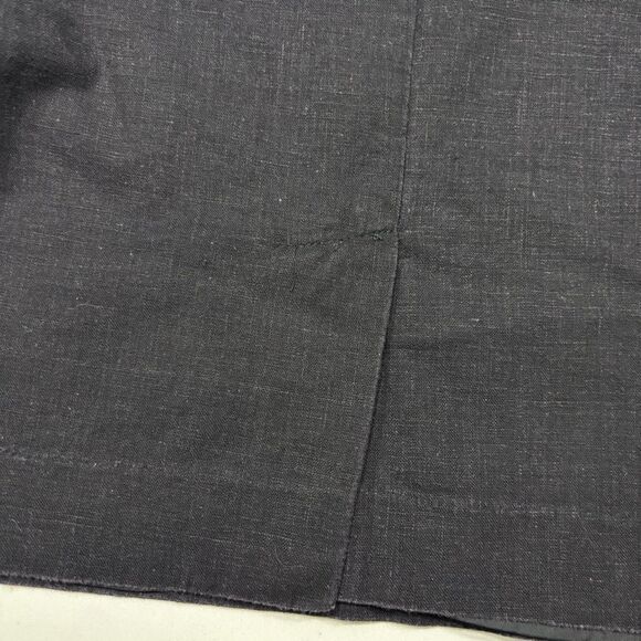 VTG Adolfo International | Women’s Black Linen Pencil Skirt Knee-Length Workwear - Picture 15 of 15